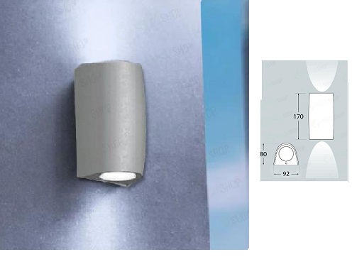 Marta 90 Applique UP&DOWN 2xGu10 3,5w CCT